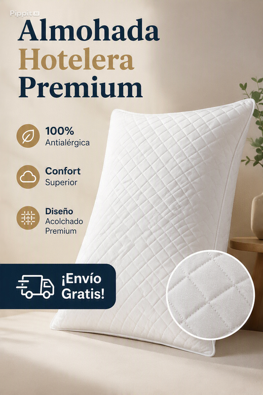 Almohada Hotelera +funda Acolchada