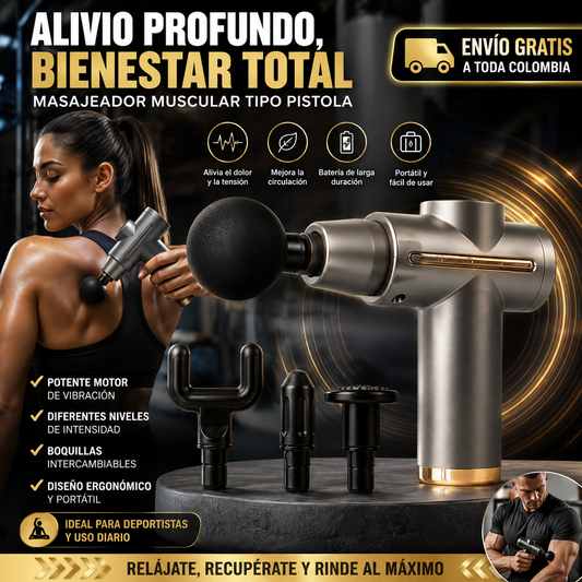 TITAN PRO – Masajeador Muscular de Percusión